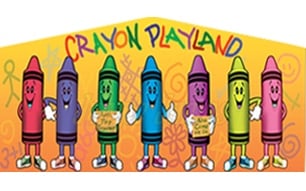 Inflatable Crayon Playland Art Panel AC-0930 image 1