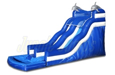 Inflatable Dolphin Water Slide SL-WS141 image 1