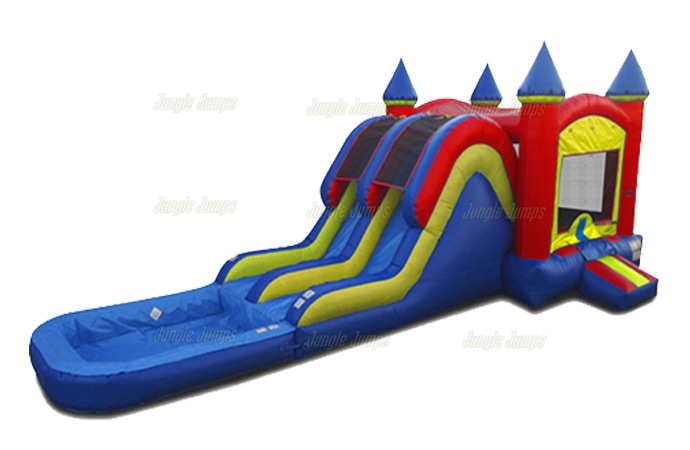 Inflatable Double Lane Combo with Pool CO-1398 image 3
