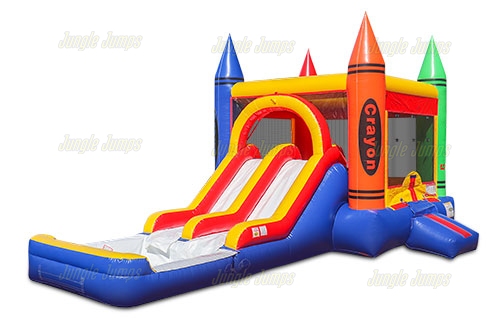 Inflatable Double Lane Crayon Combo CO-1192 image 3