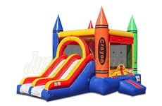 Inflatable Double Lane Crayon Dry Combo CO-1508 image 1