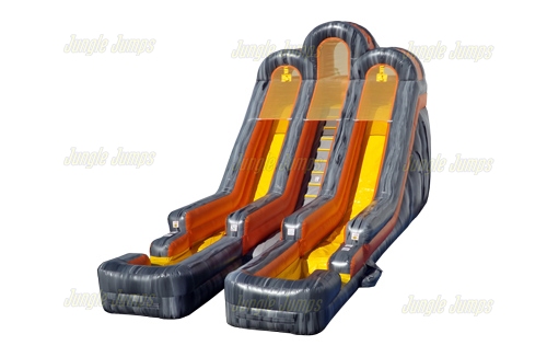 Inflatable Double Lane Marble Slide SL-WS163 image 3