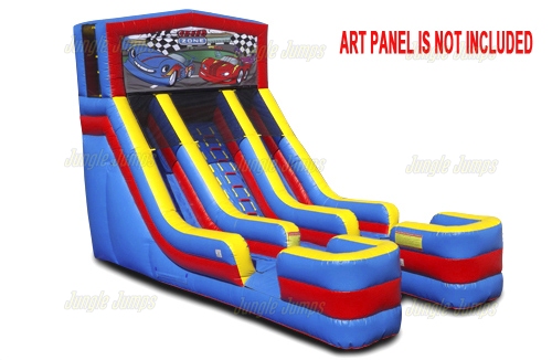 Inflatable Double Lane Module Slide Wet/Dry SL-1216 image 3