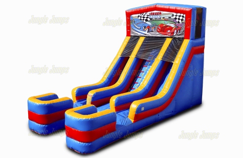 Inflatable Double Lane Module Slide Wet/Dry SL-1216 image 5