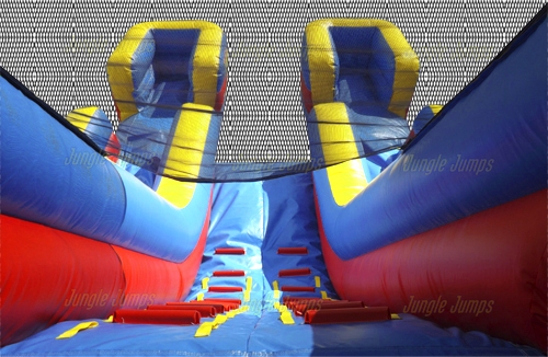 Inflatable Double Lane Module Slide Wet/Dry SL-1216 image 7