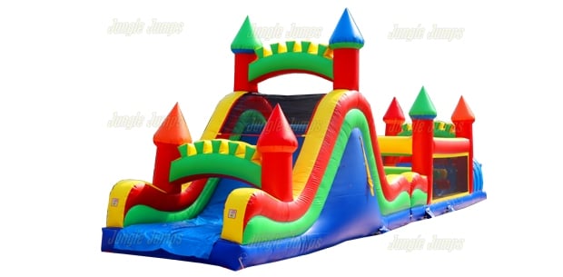 Inflatable Dual Castle Obstacle Course IN-1137 image 4