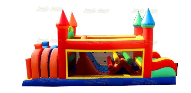 Inflatable Dual Castle Obstacle Course IN-1137 image 7