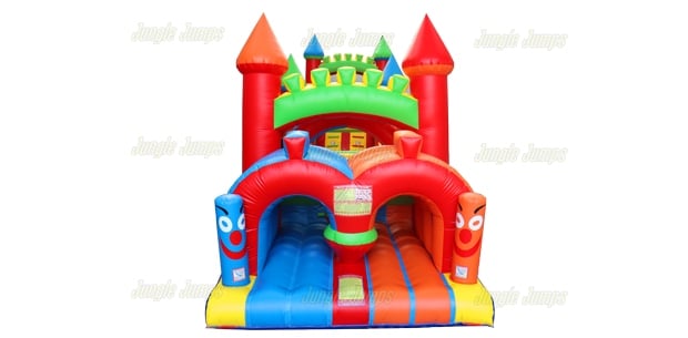 Inflatable Dual Castle Obstacle Course IN-1137 image 8