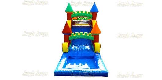 Inflatable Dual Castle Obstacle Course Wet/Dry IN-1158 image 4