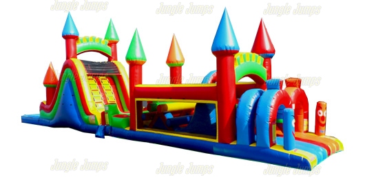 Inflatable Dual Castle Obstacle Course Wet/Dry IN-1158 image 5