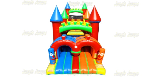Inflatable Dual Castle Obstacle Course Wet/Dry IN-1158 image 6