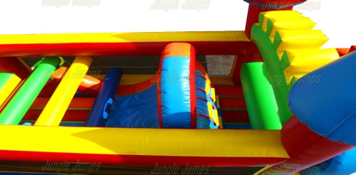 Inflatable Dual Castle Obstacle Course Wet/Dry IN-1158 image 7
