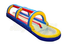 Inflatable Dual Lane Arch Run N Splash with Pool SL-WS115 image 1