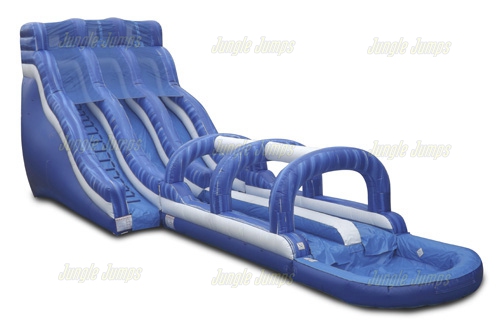Inflatable Dual Lane Run N Splash Wet Only SL-WS142 image 3