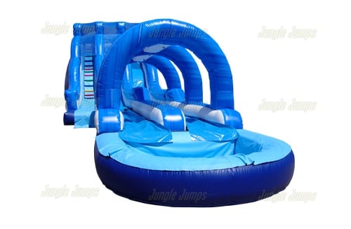 Inflatable Dual Lane Run N Splash Wet Only SL-WS142 image 4
