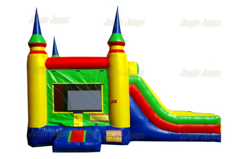 Inflatable Dual Lane Slide Castle Combo C124 image 5