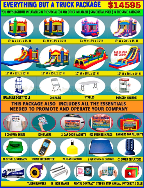 Inflatable Everything But A truck Package SP12-0226 image 3