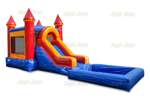 Inflatable Fire Marble 2 in 1 Combo with Pool CO-1602 image 5