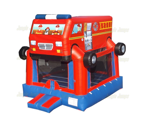 Inflatable Fire Truck Bounce House BH-2133 image 3
