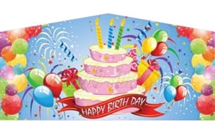 Inflatable Happy Birthday Banner B1020 image 1
