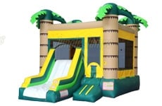 Inflatable Inflatable Palm Slide Combo CO-1017 image 1