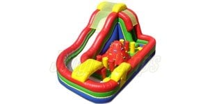Inflatable Inside Obstacle Course & Slide II IN-OC114 image 1