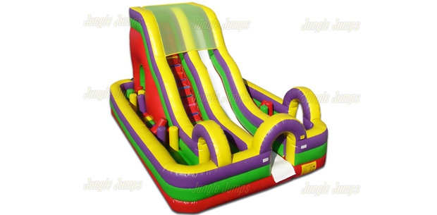 Inflatable Inside Obstacle Course & Slide IN-OC103 image 3