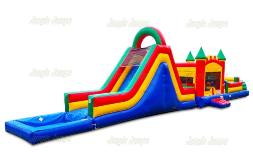 Inflatable Jump Slide Obstacle with Pool CO-1244 image 3