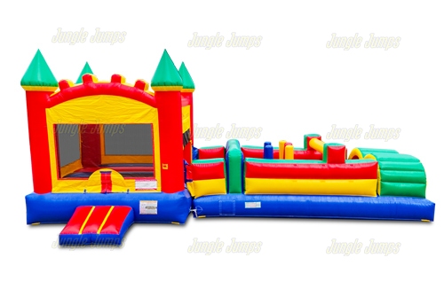 Inflatable Jump Slide Obstacle with Pool CO-1244 image 7