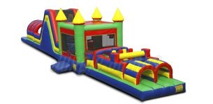 Inflatable Jump Slide Obstacle with Slip-n-Slide II CO-1319 image 1