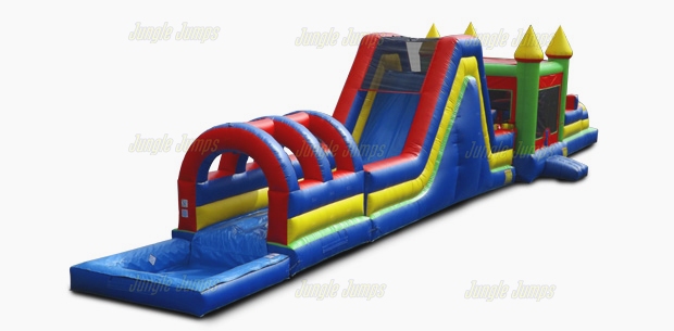 Inflatable Jump Slide Obstacle with Slip-n-Slide II CO-1319 image 4