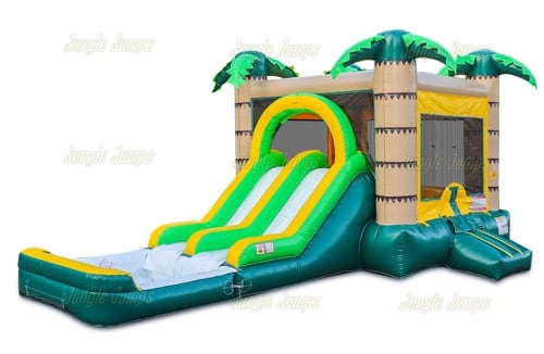 Inflatable Jungle Double Lane Combo Wet/Dry CO-1298 image 3