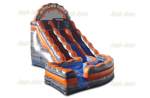 Inflatable Lava Rippling Tide Slide with Splash Pool SL-1228 image 3