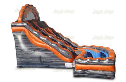 Inflatable Lava Rippling Tide Slide with Splash Pool SL-1228 image 5