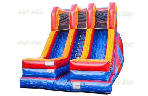 Inflatable Marble Double Lane Dry Slide SL-1449 image 5