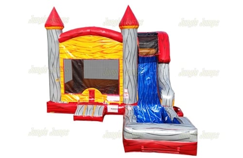 Inflatable Marvelous Castle  Side Slide Combo Wet Dry CO-1621 image 4