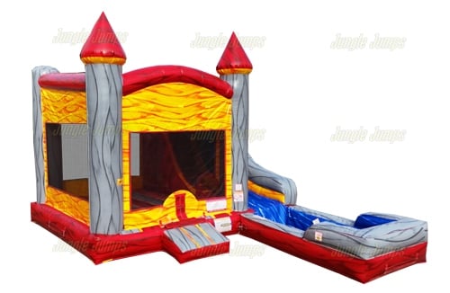 Inflatable Marvelous Castle  Side Slide Combo Wet Dry CO-1621 image 5