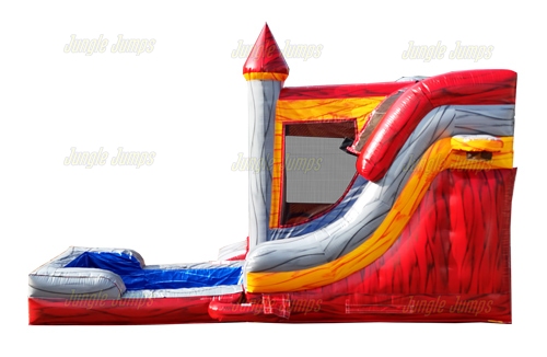 Inflatable Marvelous Castle  Side Slide Combo Wet Dry CO-1621 image 6