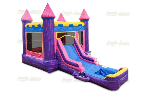 Inflatable Marvelous Pink Front Slide Combo with Pool CO-1608 image 5