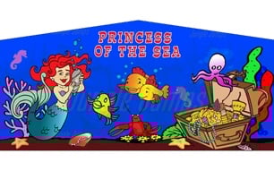 Inflatable Mermaid Art Panel AC-0901 image 1