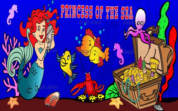 Inflatable Mermaid Art Panel Rectangular AC-5901 image 3