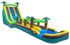 Inflatable Lava Rippling Tide Slide with Splash Pool SL-1228 image 1