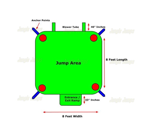 Inflatable Mini Bounce II BH-2074 image 7