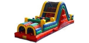 Inflatable MultiColor Obstacle Course IN-1132 image 1