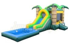 Inflatable Palm House Combo with Pool CO-1087 image 1