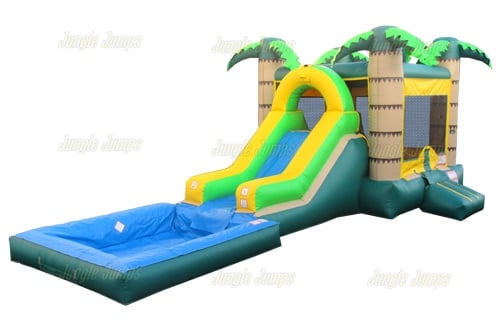 Inflatable Palm House Combo with Pool CO-1087 image 3
