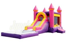 Inflatable Pink 2 in 1 Combo with Pool CO-1466 image 1