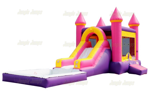 Inflatable Pink 2 in 1 Combo with Pool CO-1466 image 3