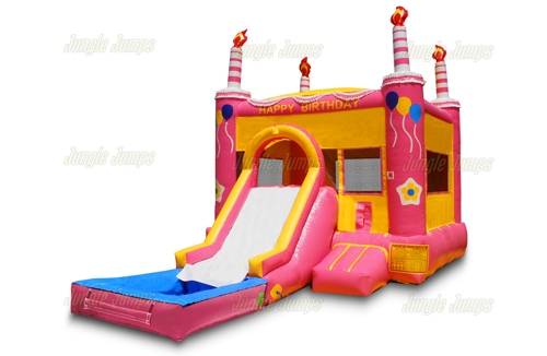 Inflatable Pink Cake Combo with Pool CO-1171 image 5