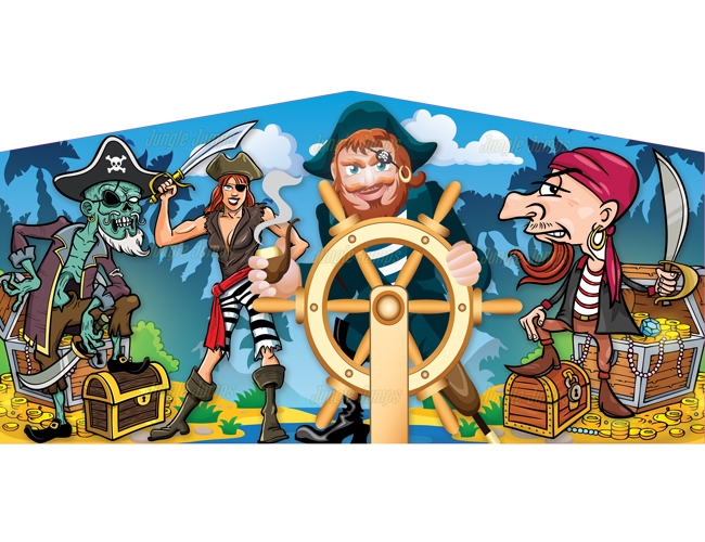 Inflatable Pirate Bounce House Banner 1 B1028 image 3
